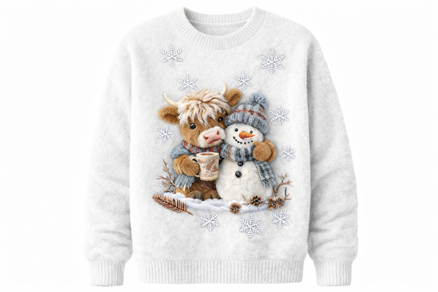 Frosty Friends | Krowka z Bałwankiem