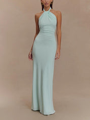 Sukienka Maxi Slinky Halter - Laguna