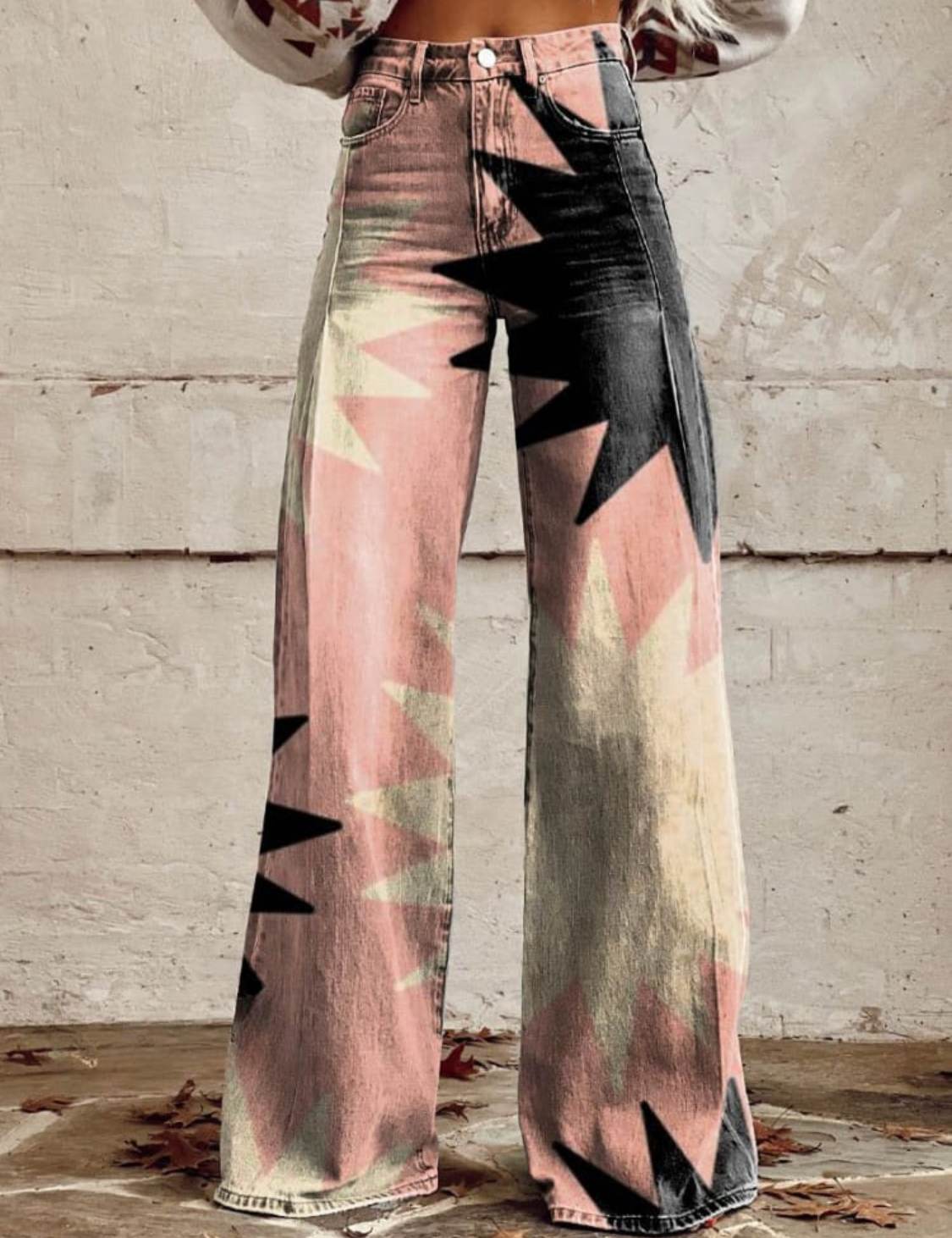 Agnieszka | Eleganckie Spodnie Boho