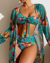 Glenda - Bikini z kwiecistą spódnicą