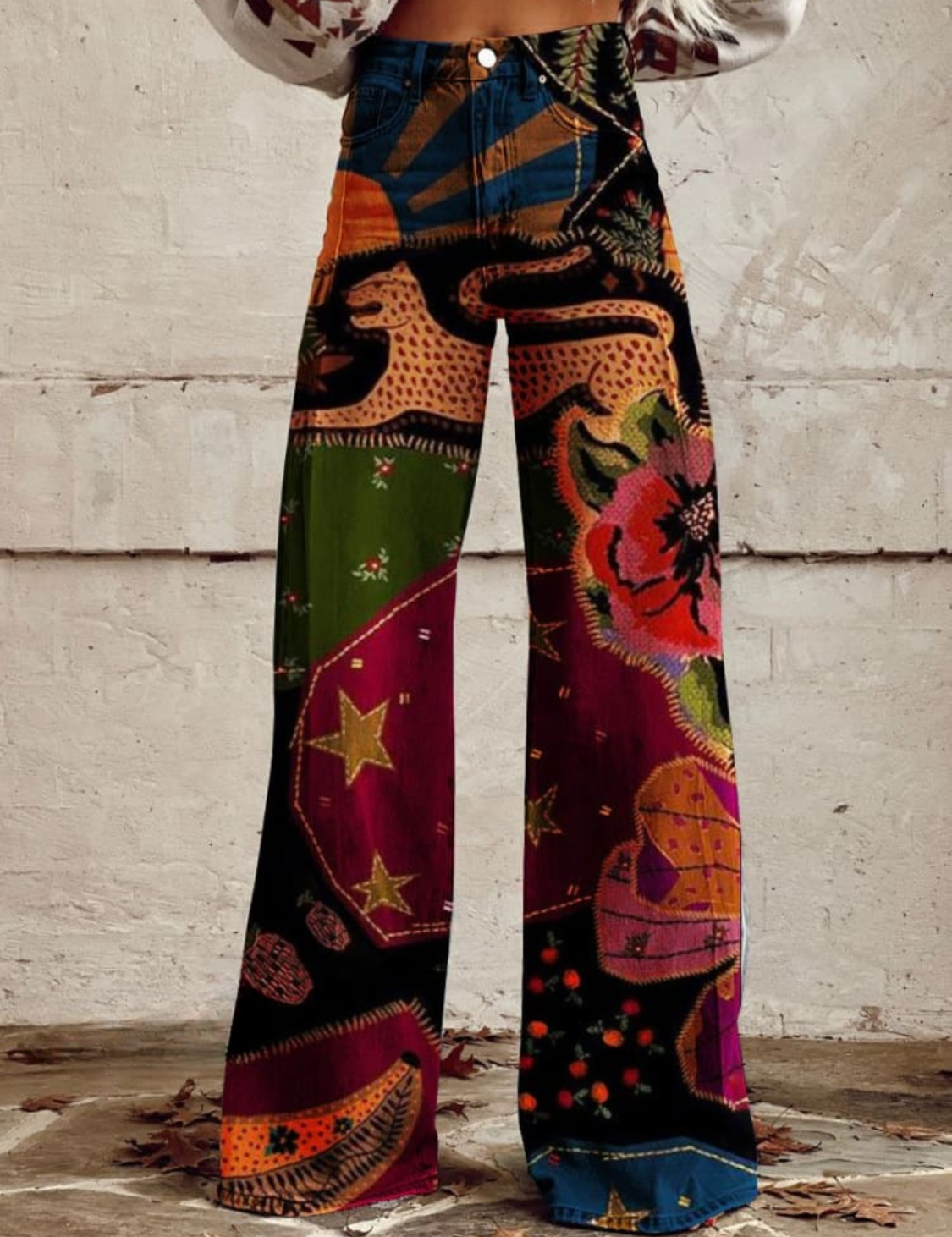LENA | Eleganckie Spodnie Boho