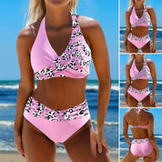 Elnora - Bikini z krzyżowym paskiem