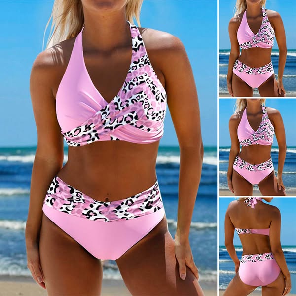 Elnora - Bikini z krzyżowym paskiem