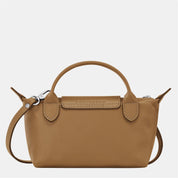 Mini Skórzana Torba Longchamp - Brązowa