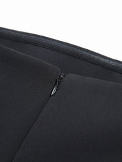 Sukienka Mini z Solidnego Materiału