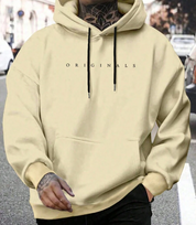 Męska Komfortowa Oversized Bluza z Kapturem