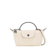 Mini Skórzana Torba Longchamp - Biała