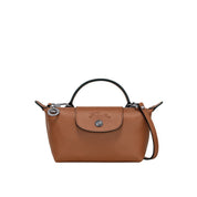 Mini Skórzana Torba Longchamp - Brązowa