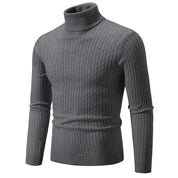 Elegancki sweter z golfem dla mężczyzn