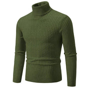Elegancki sweter z golfem dla mężczyzn