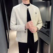 Elegancka Klasyczna Kurtka Skórzana