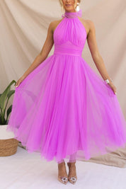 Sukienka maxi z tiulu z detalami w stylu fairy vibes
