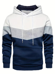 Męska Bluza Kolorowa Streetwear z Kieszenią Kangurzą