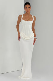 Sukienka Maxi Cornelia - Kość słoniowa