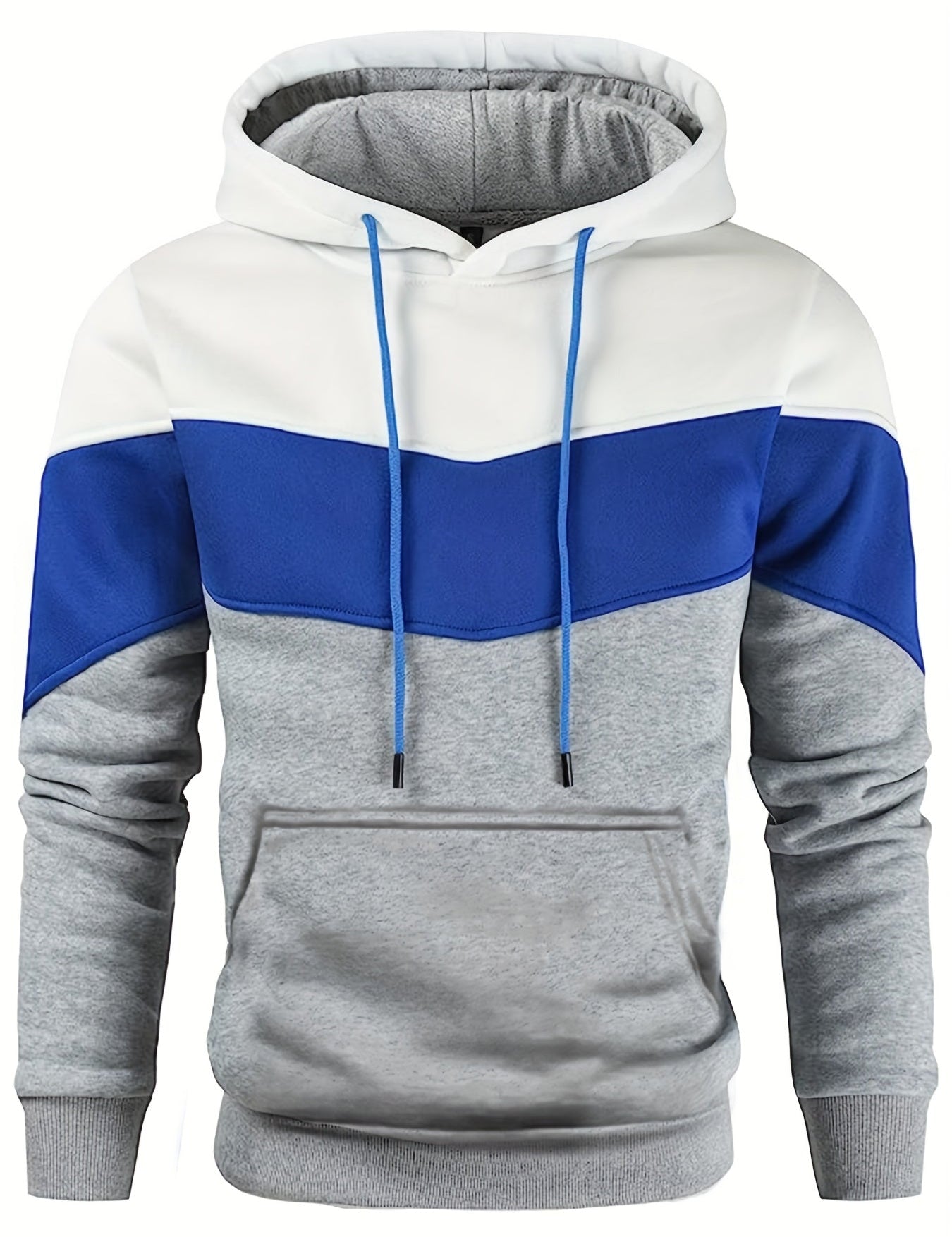 Męska Bluza Kolorowa Streetwear z Kieszenią Kangurzą