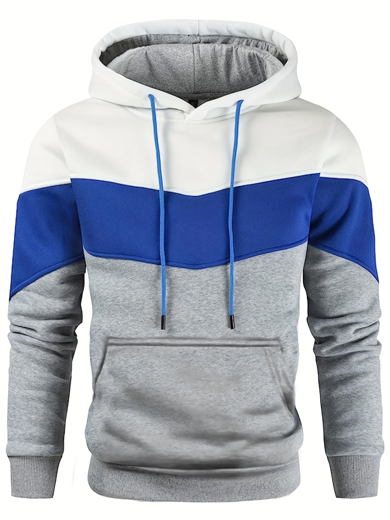 Męska Bluza Kolorowa Streetwear z Kieszenią Kangurzą