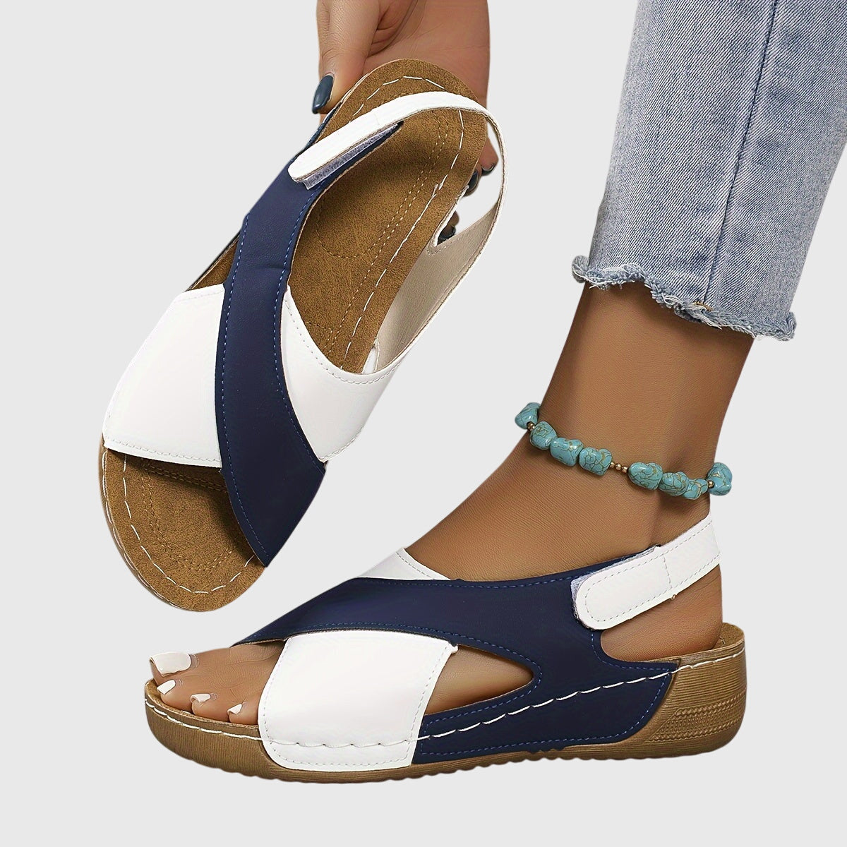 DELACROIX | Ergonomiczne Sandały Komfort Nadia