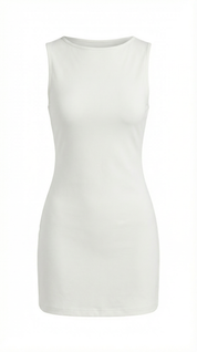 Sukienka mini Donna z dopasowanym krojem