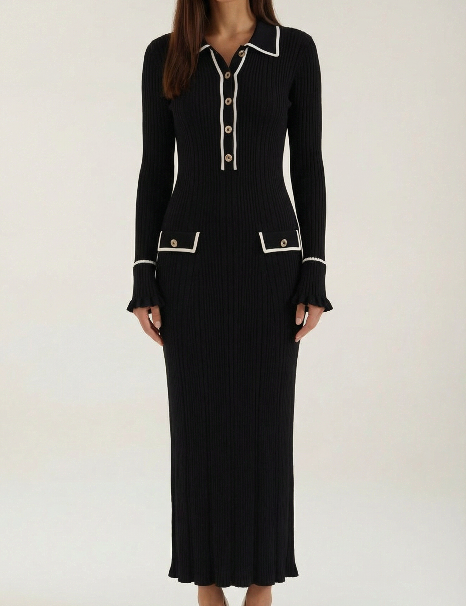 Sukienka maxi Josephine z dzianiny bodycon