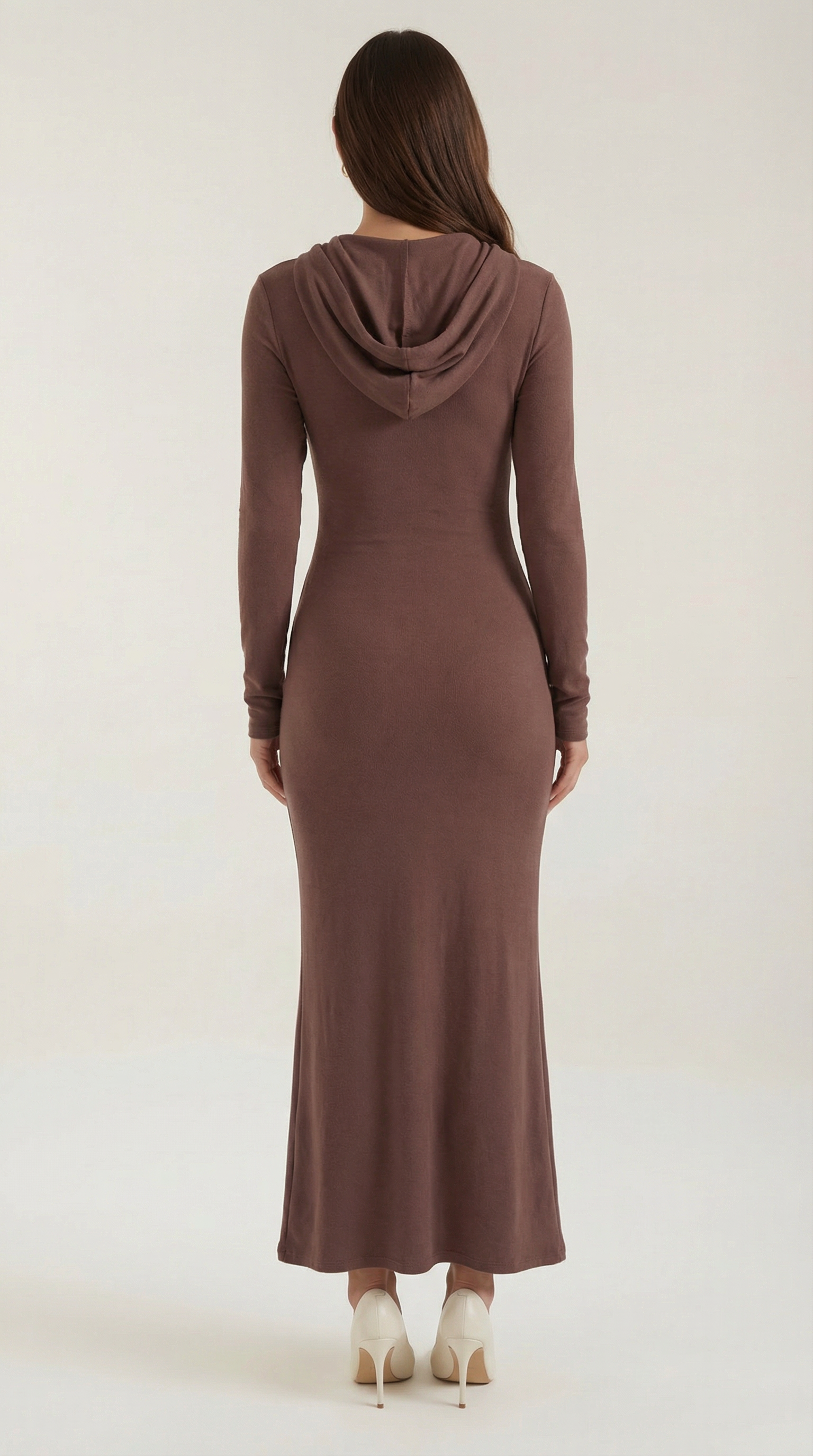Marilyn Maxi-Jerseykleid mit Kapuze