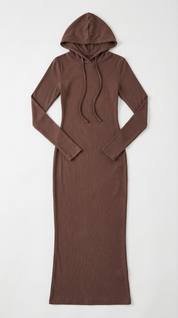 Marilyn Maxi-Jerseykleid mit Kapuze