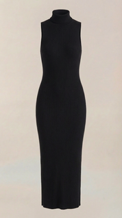 Sukienka maxi Sonia Bodycon z wysokim kołnierzem