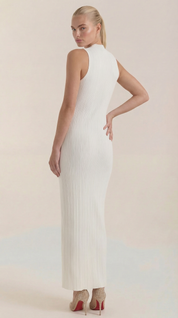 Sukienka maxi Sonia Bodycon z wysokim kołnierzem