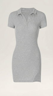 Sukienka mini Zara w stylu polo