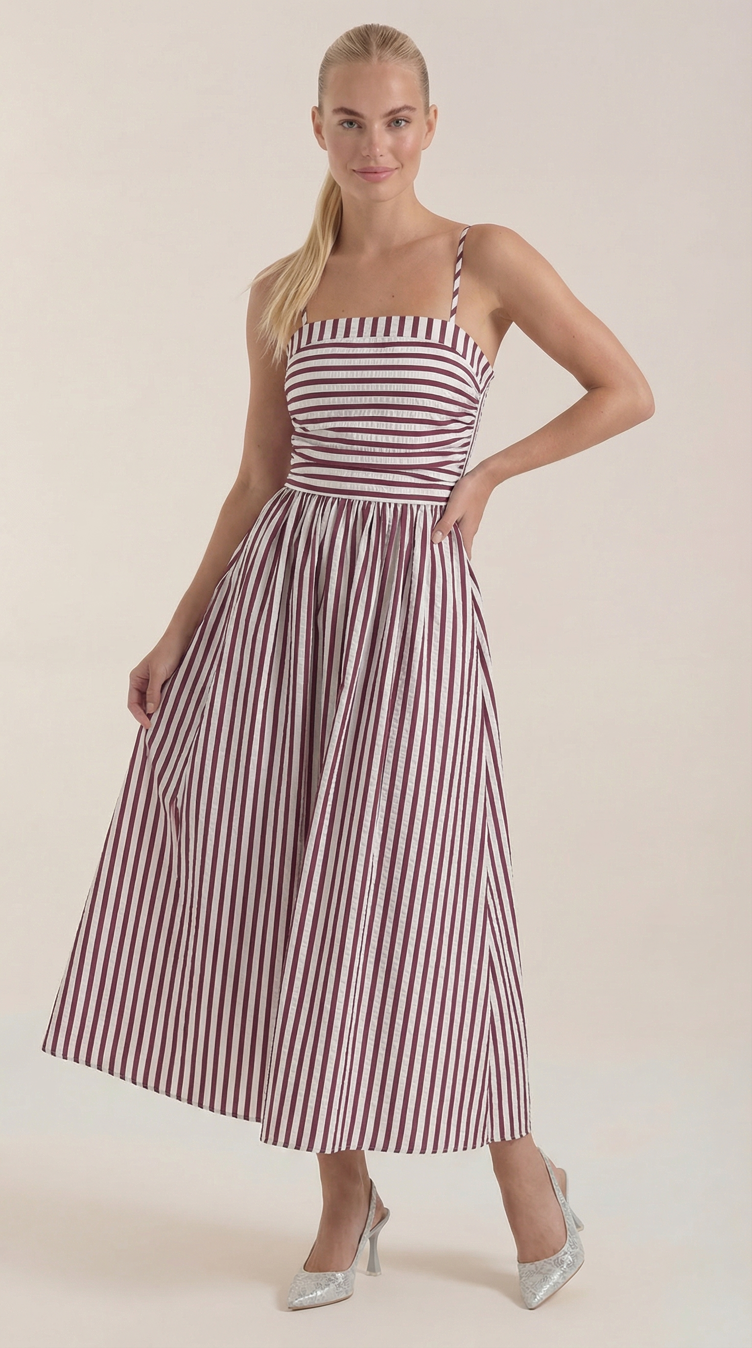 Sukienka Maxikleid Sandra w paski