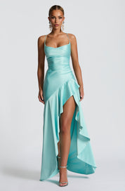 Sukienka Samira Maxi - Aqua