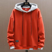 Męski Sportowy Dwukolorowy Oversized Hoodie