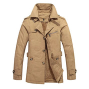 Elegancki Puchowy Trenchcoat