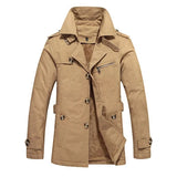 Elegancki Puchowy Trenchcoat