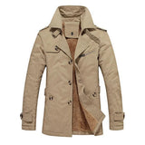 Elegancki Puchowy Trenchcoat