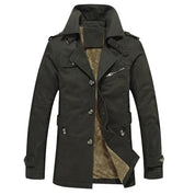 Elegancki Puchowy Trenchcoat